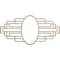 Ekena Millwork Elizabeth Wood Fretwork Pierced Ceiling Medallion, Birch, 26"W x 13"H x 7 1/8"IW x 12 3/8"IH x 3/8"T CMWP26X13X0375EBBI - alternate 1